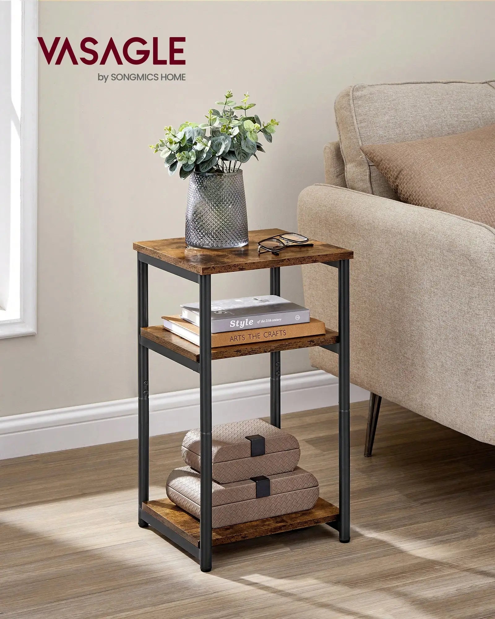 Wooden Side Table End Table For Living Room Bedroom Office by S And B Enterprise