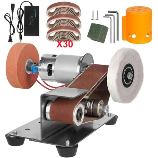 Yao Hui Huang Mini Belt Sander Adjustable Speed For Metalwork