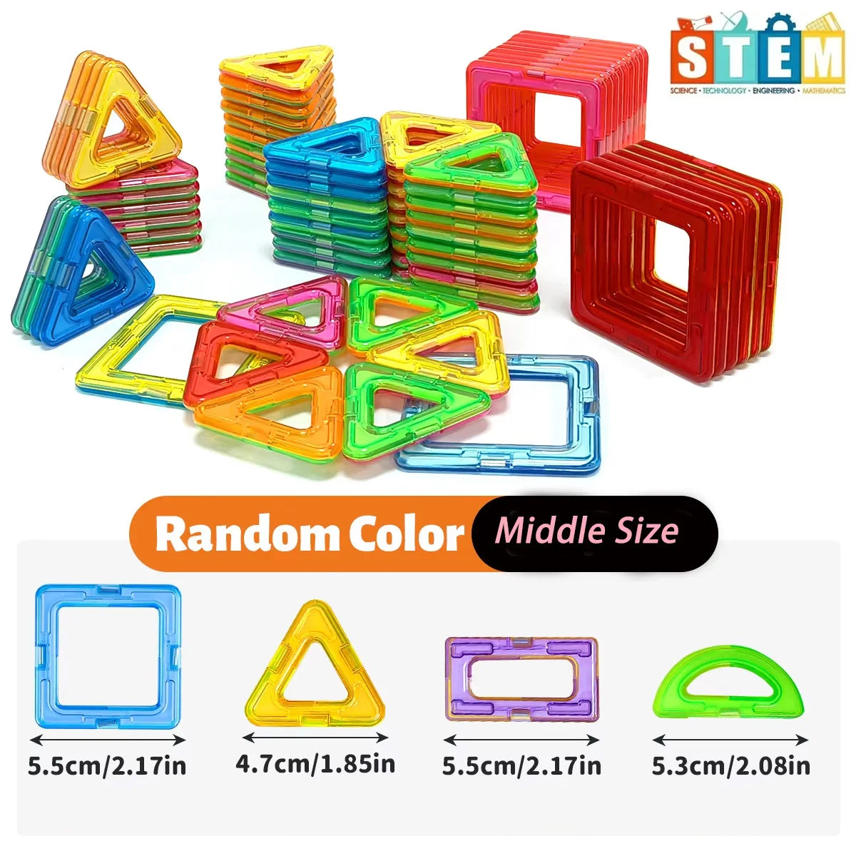 Magnetic Building Blocks Toy For Kids 3D Puzzle Creativity by S And B Enterprise