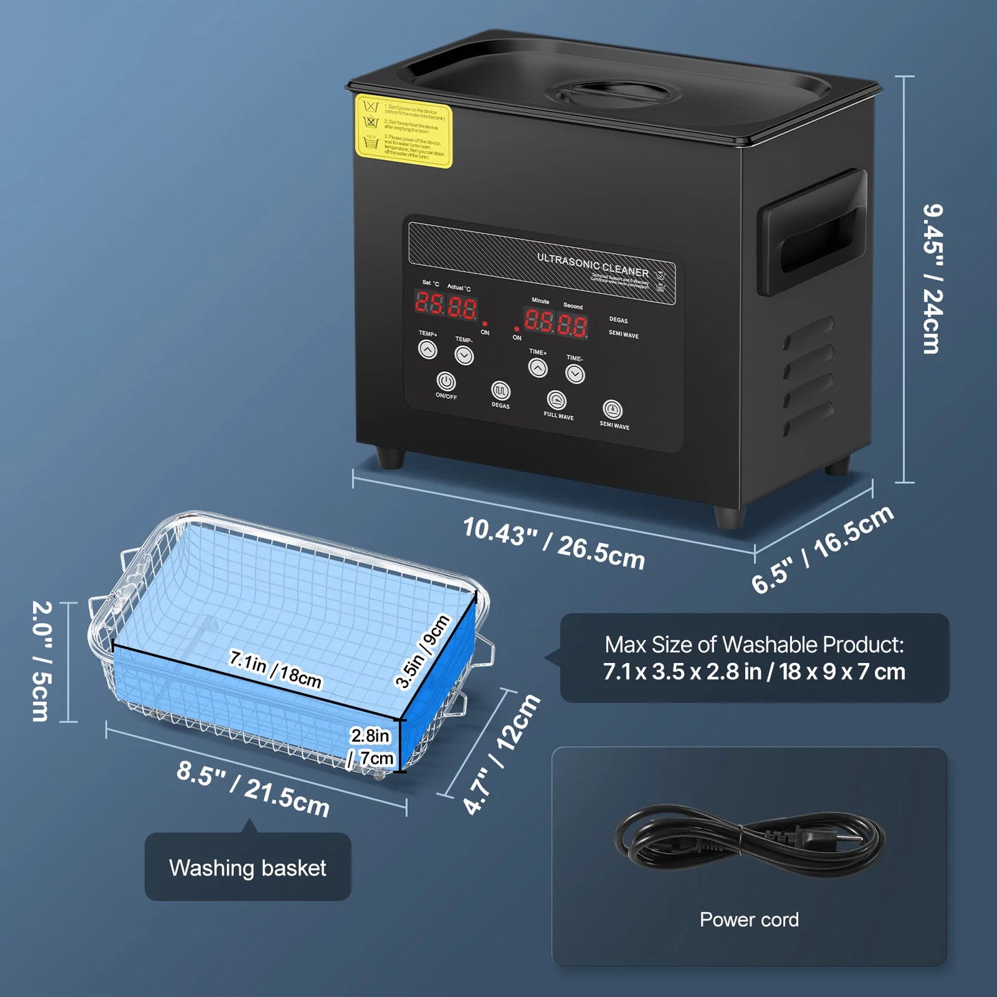 SucceBuy 2L 3L 6L 10L 15L Ultrasonic Cleaner Lave-Dishes Portable Washing Machine Diswasher Ultrasound Home Appliances w/ Timer by S And B Enterprise