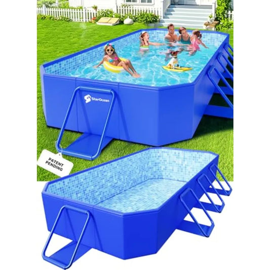 Large Foldable Non Inflatable Pool For Kids And Adults