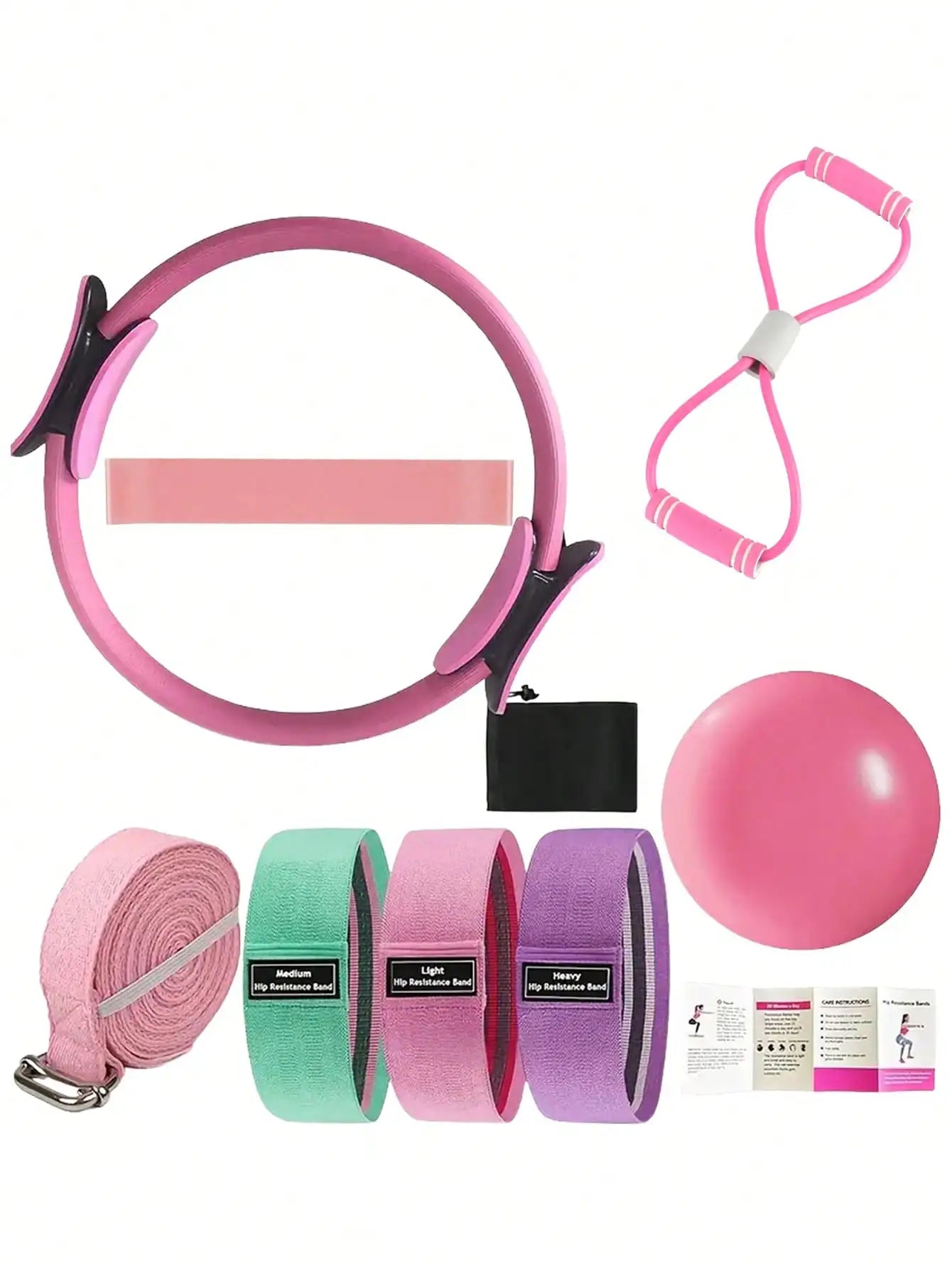 Pilates Yoga Fitness Set For Home Gym Equipment And Workouts by S And B Enterprise