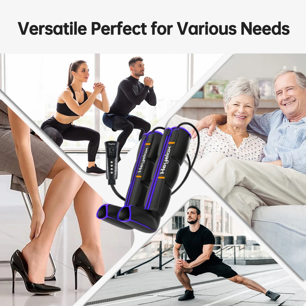 Leg Compression Massager For Circulation And Pain Relief Air Boots by S And B Enterprise