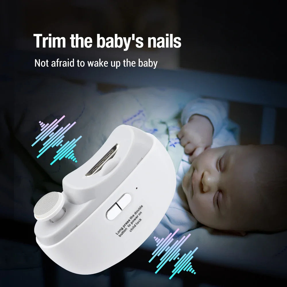AFDEAL 2 In 1 Electric Nail Clippers Anti Splash Baby Nails by S And B Enterprise