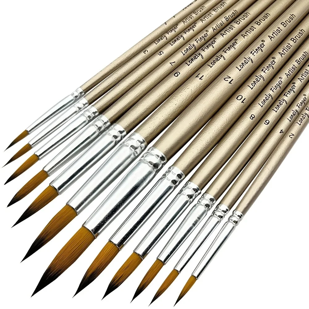 Lonely Finger Premium Synthetic Art Paint Brush Set For Artists