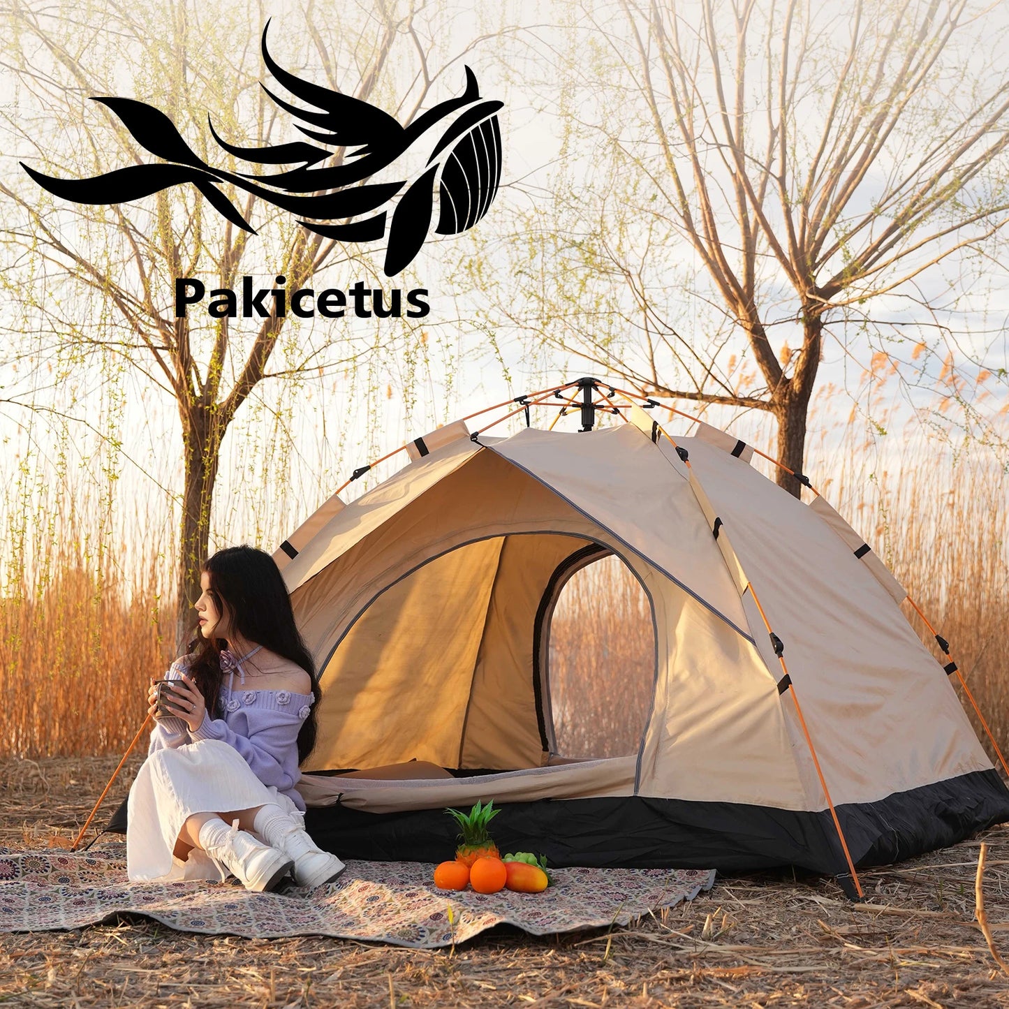 Pakicetus Gold Series Instant Cabin Tent All-Season Shelter For Outdoors by S And B Enterprise