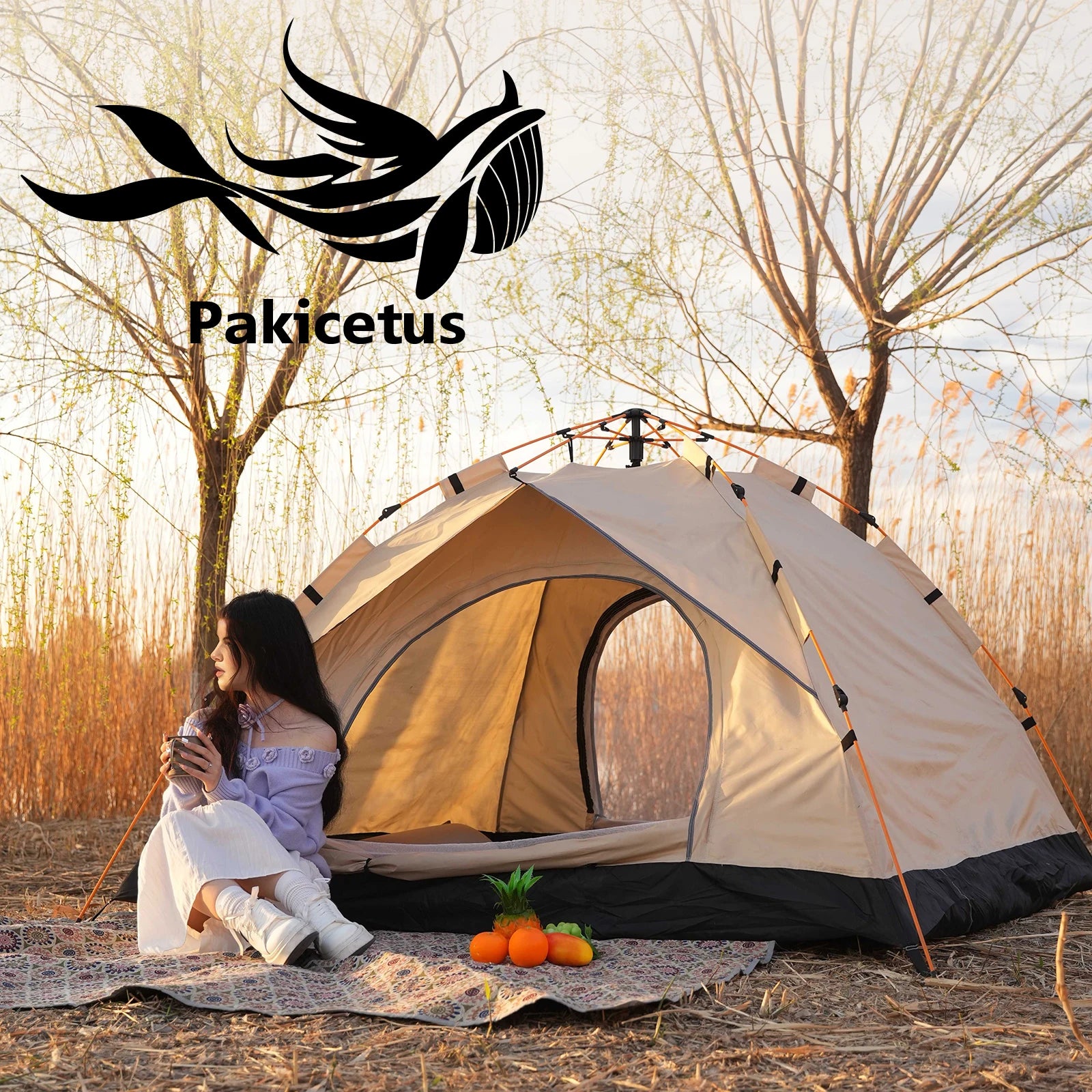 Pakicetus Gold Series Instant Cabin Tent All-Season Shelter For Outdoors by S And B Enterprise