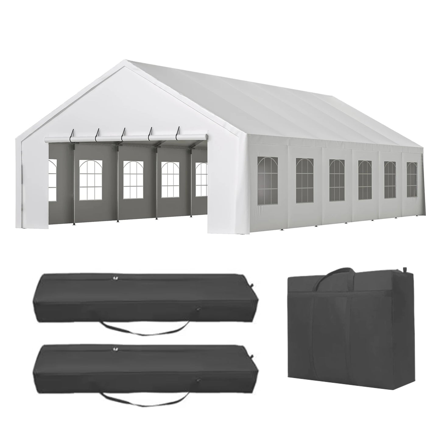 Heavy Duty Party Tent Large Commercial Canopy With Removable Sidewalls