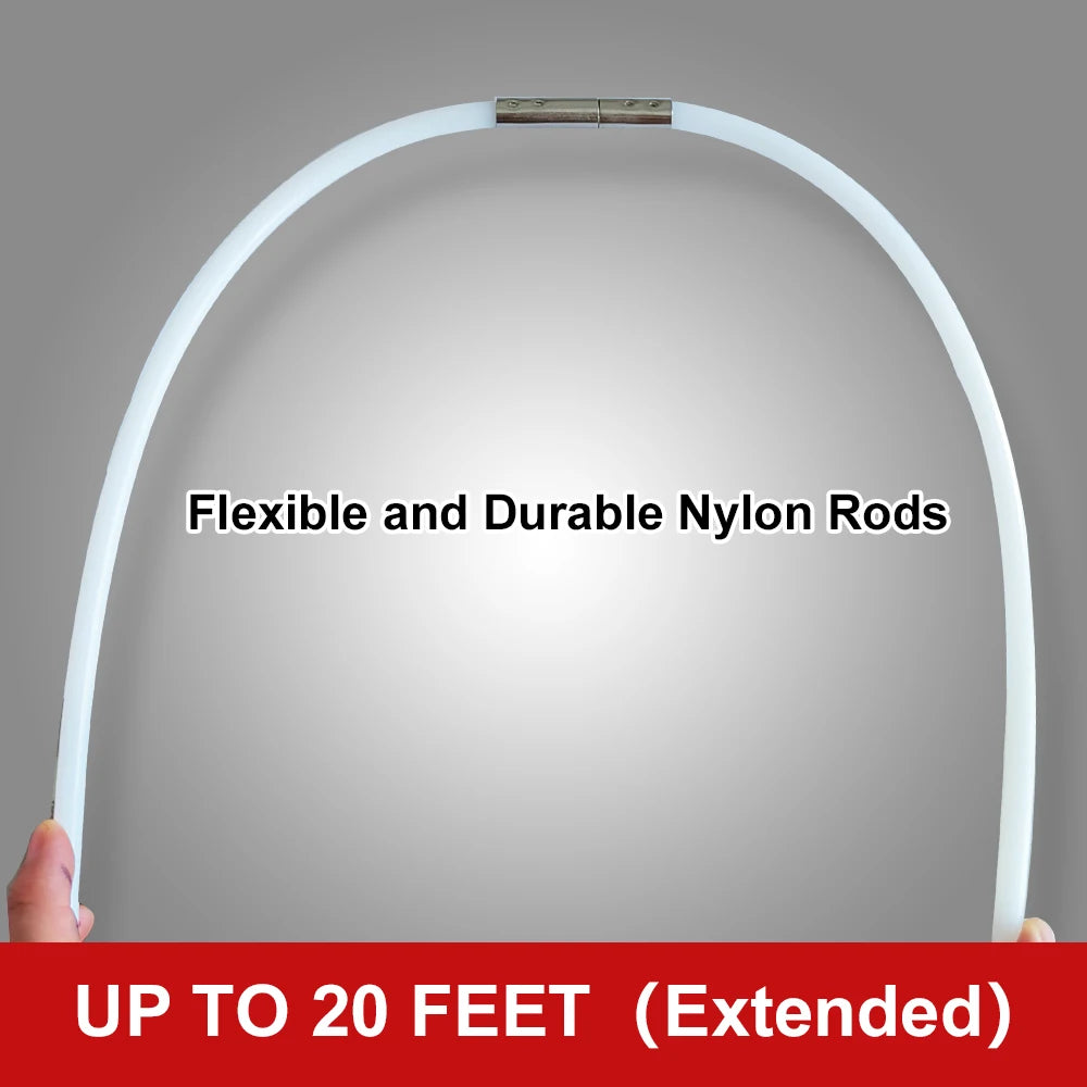 Dryer Vent Cleaning Kit With Flexible Rods And Chimney Brush by S And B Enterprise