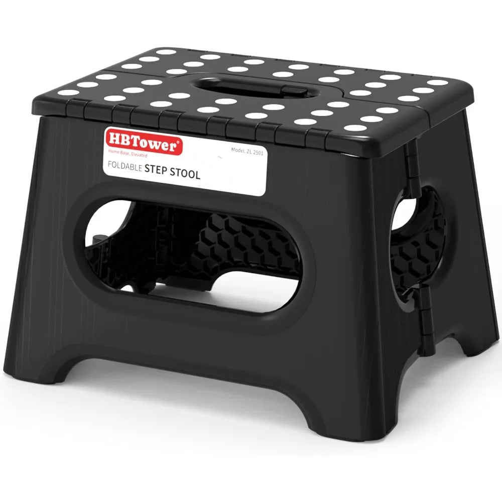 Sturdy Foldable Step Stool With Non Slip Surface And Handle by S And B Enterprise