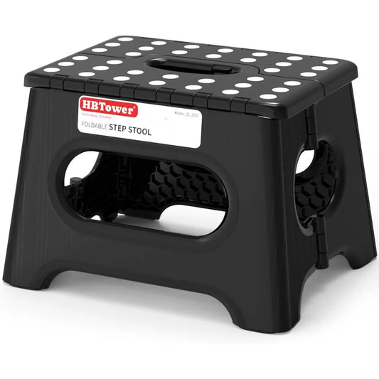 Sturdy Foldable Step Stool With Non Slip Surface And Handle by S And B Enterprise