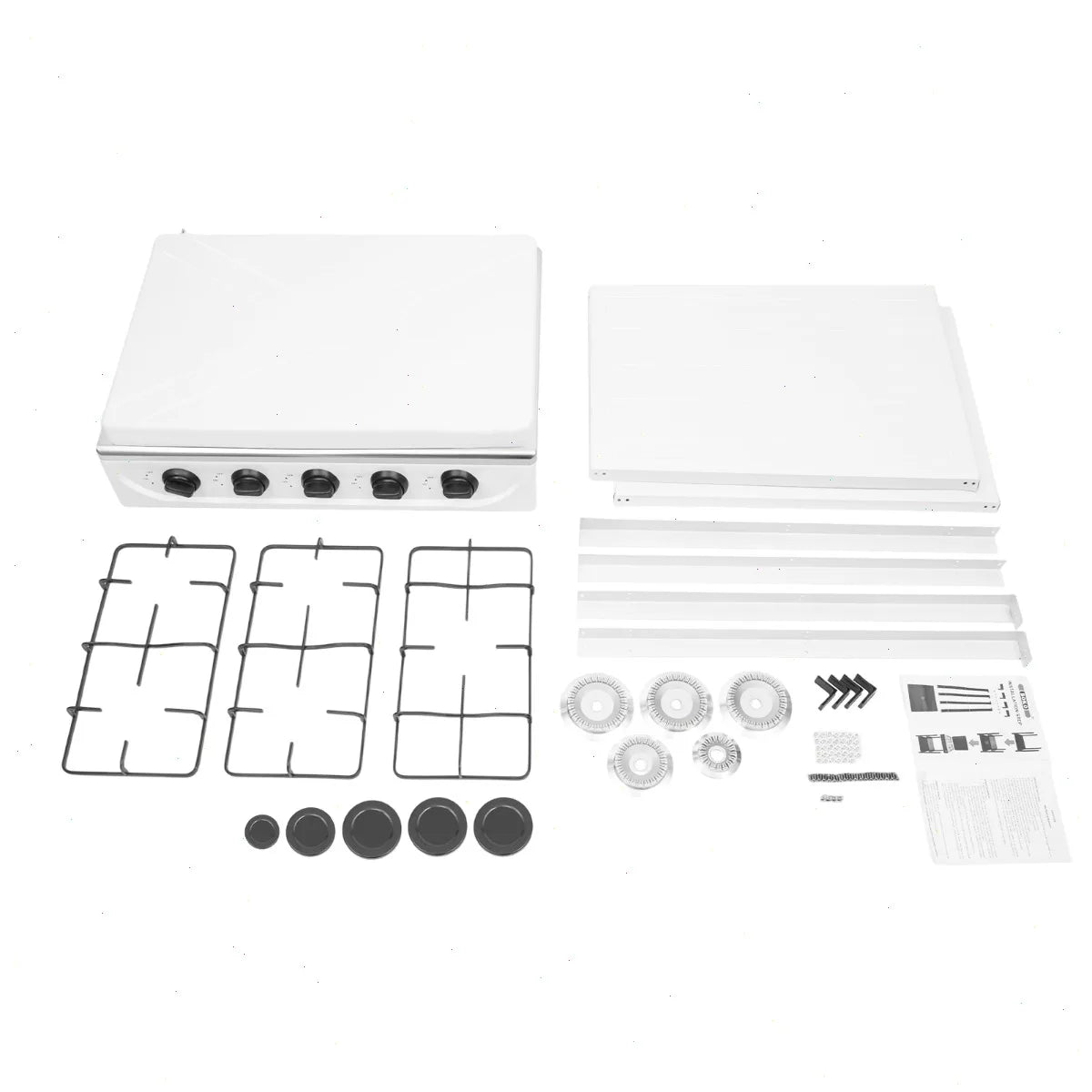 Sweetmile 5-Burner Natural Gas Stove Cooktop For Home And Outdoor