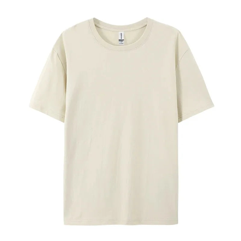 UDDIYANACN 100 Percent Cotton T Shirt Logo Print Crewneck Tee