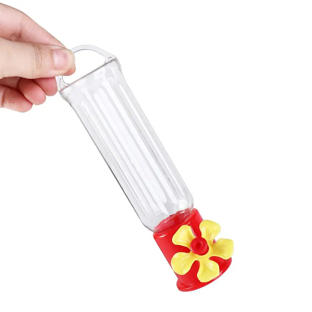 Portable Hummingbird Feeder Bottle With Hanging Wires Leakproof Plastic by S And B Enterprise