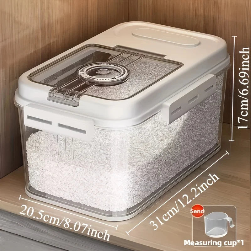 Bread Box For Kitchen Countertop, Airtight Bread Storage Container, Time Recording Bread Keeper with Lid,Bread Storage For Homemade Breads, Toast, And Cookies, White Bread Holder. by S And B Enterprise