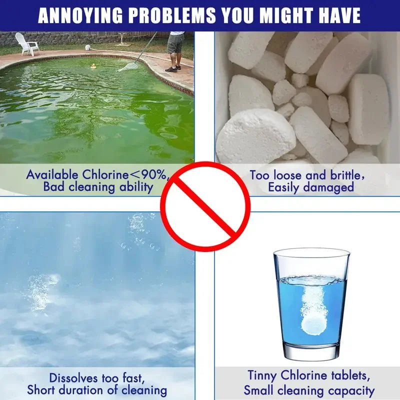 Octopus Shape Stable Chlorine Tablets For Swimming Pool Disinfection