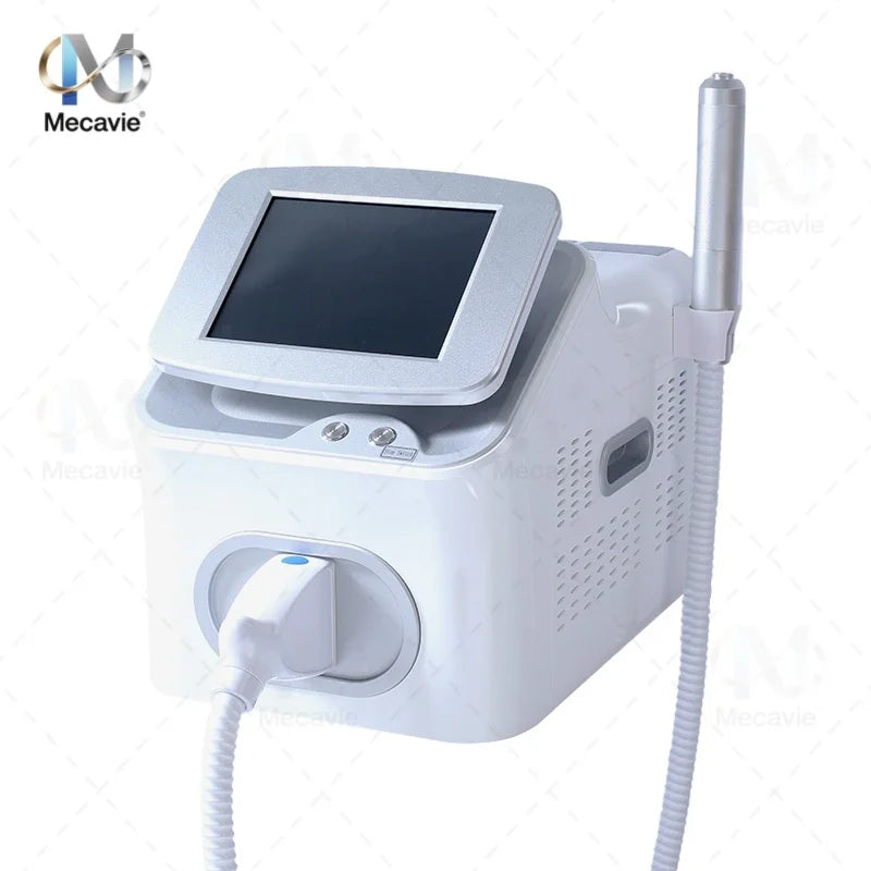White portable Pico picosecond Q-Switch Nd:YAG laser beauty machine by S And B Enterprise with touchscreen display