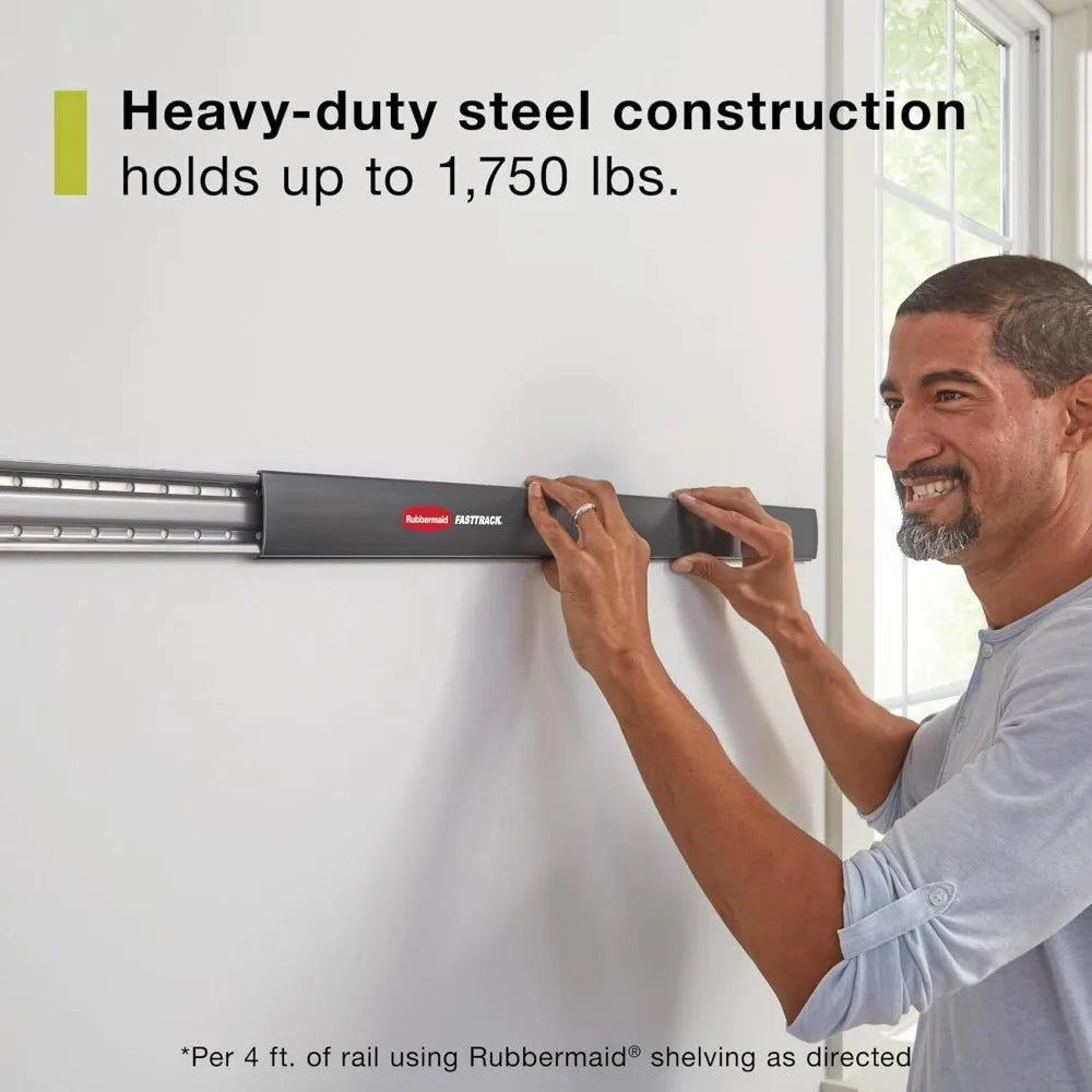 XMSJ 20-Piece FastTrack Garage Wall Storage System