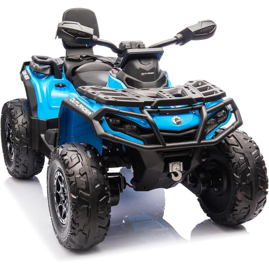 Licensed 24V Ride On ATV For Kids With LED Headlights