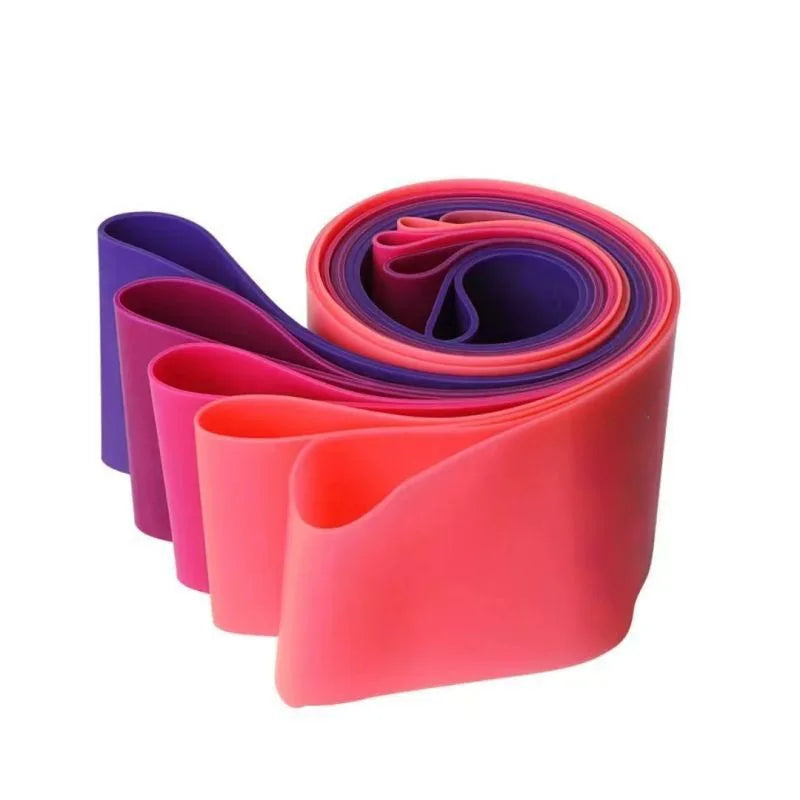 Home Workout 5 Weight Levels TPE Thickened Resistance Loop Bands Elastic Exercise Bands Pilates Strength Yoga Training Equipment by S And B Enterprise
