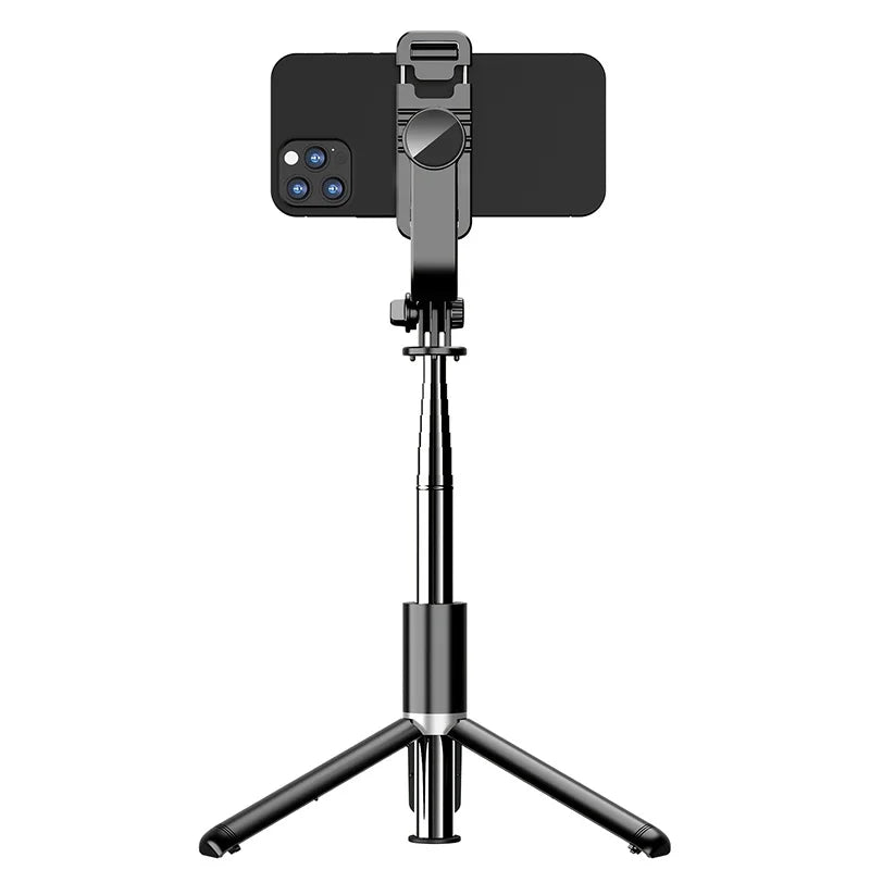 Retractable Selfie Stick Floor Tripod For Live Streaming With Remote by S And B Enterprise