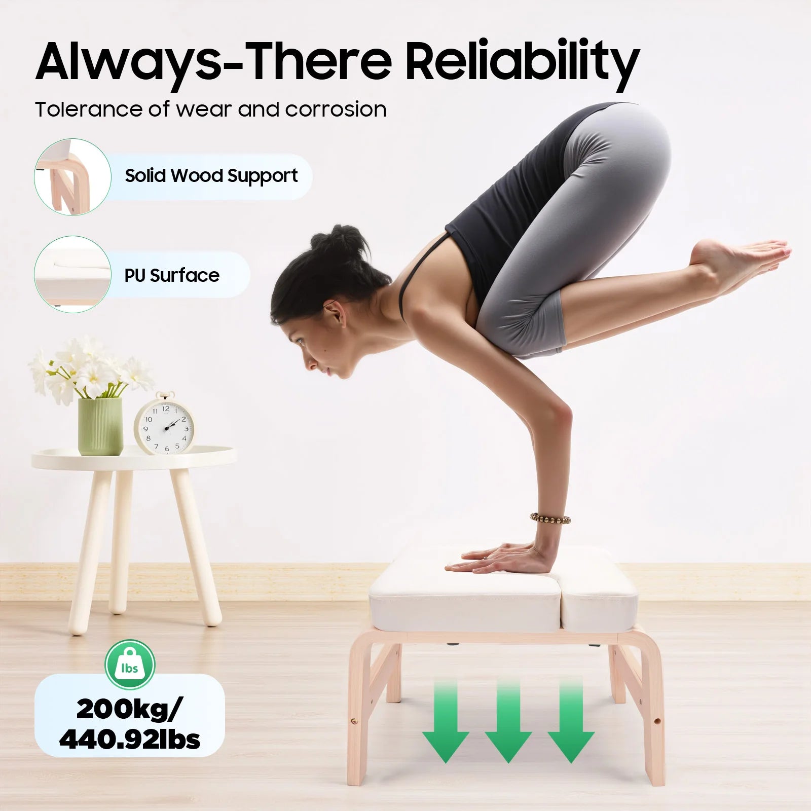 Bymaocar Yoga Headstand Inversion Bench For Gymnastics And Core Training by S And B Enterprise