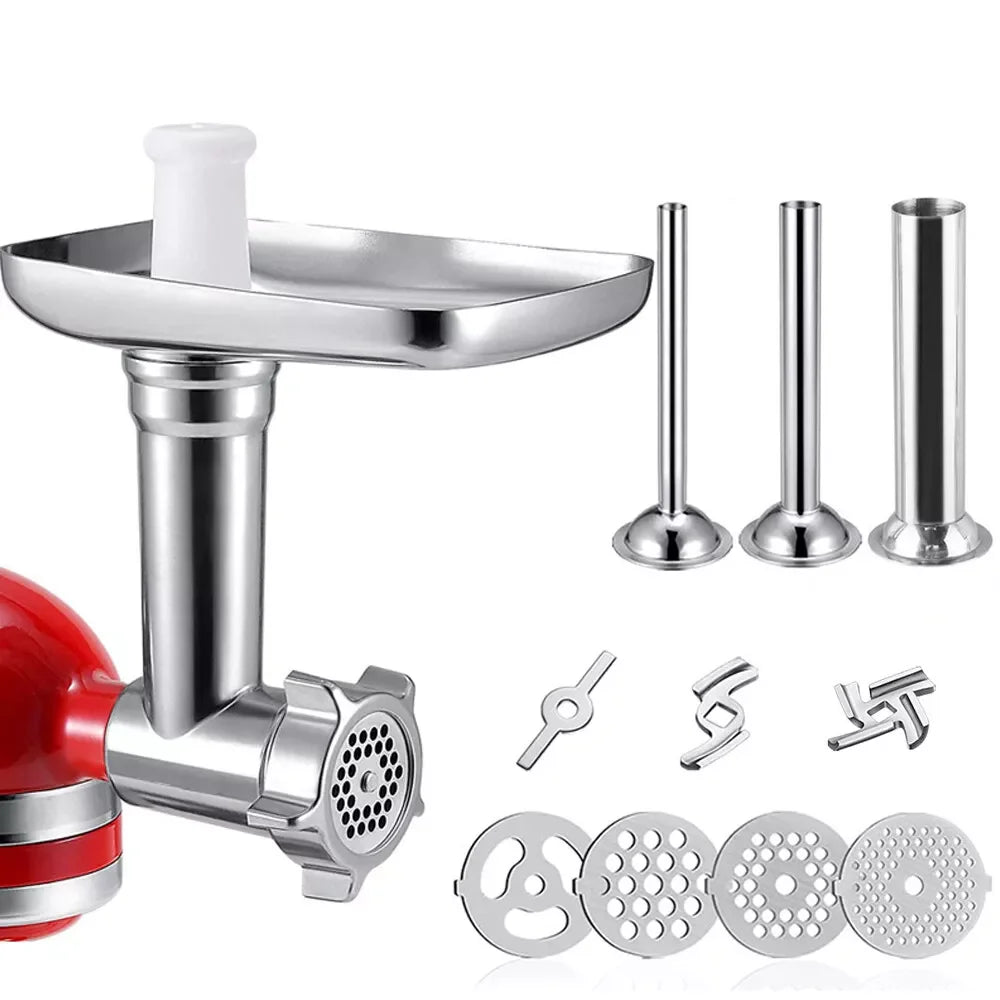 NONEM Stainless Steel Meat Grinder Attachment For KitchenAid Stand Mixer
