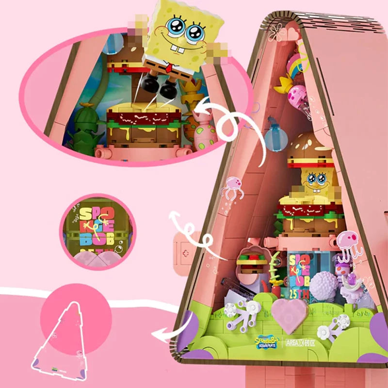 AREA-XC SpongeBob Square Pants Patrick Star 25th Anniversary Blocks