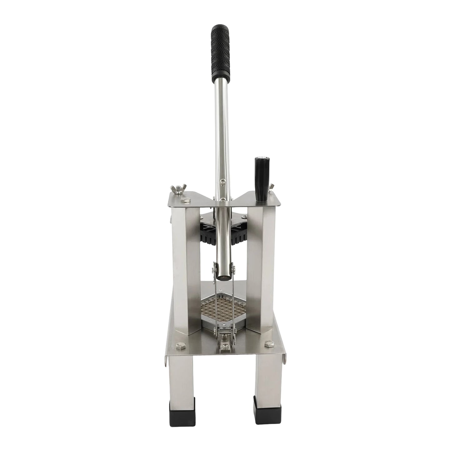 French fry cutter by S And B Enterprise; stainless steel potato slicer with 1/4, 3/8, 1/2 in blades for home use