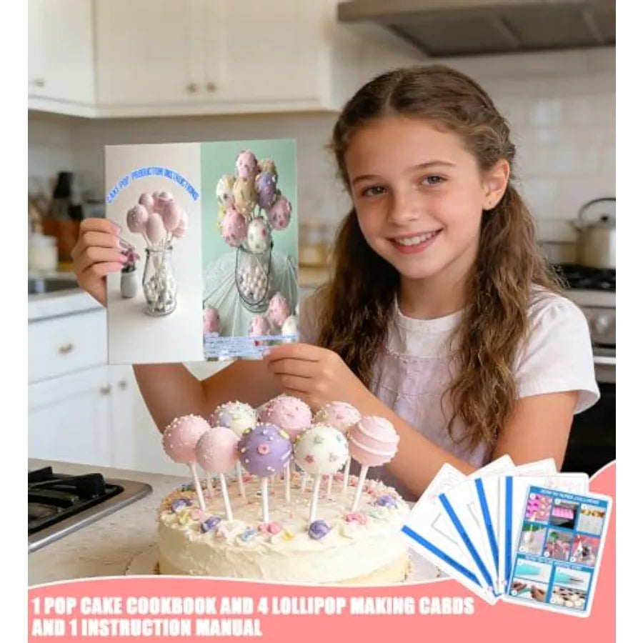 Cake Pop Maker Kit 618Pcs With Silicone Molds And Stand by S And B Enterprise