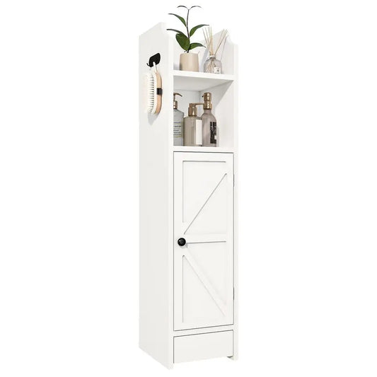Corner Bathroom Storage Cabinet With Adjustable Shelf