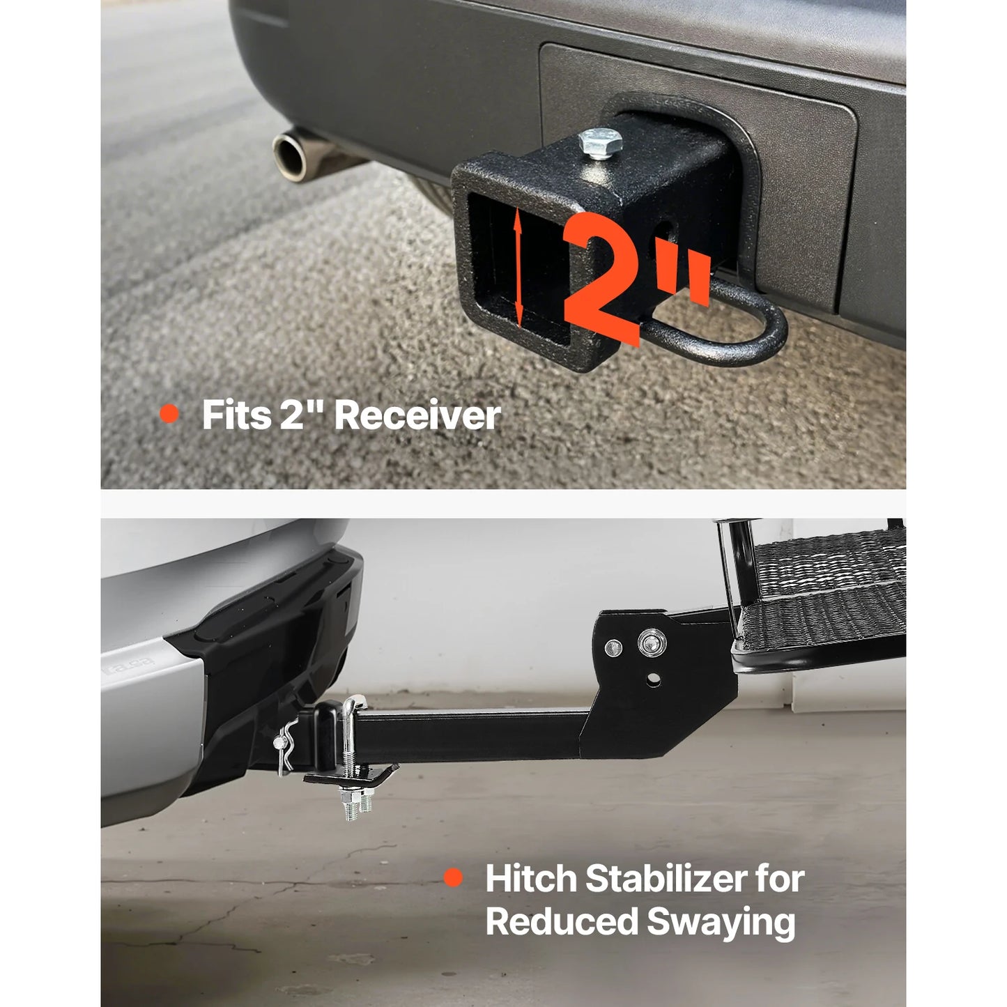 SucceBuy Hitch Cargo Carrier Folding Mount With Nighttime Reflective by S And B Enterprise