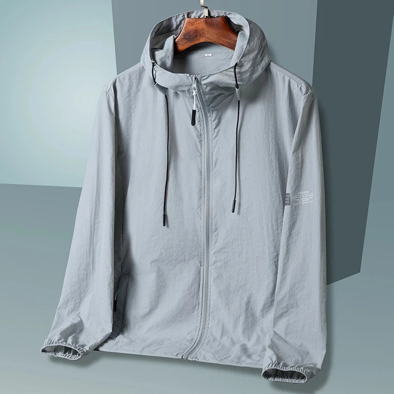 Snow Pinnacle Hooded Windbreaker Jacket Unisex Sun Protection Quick Dry