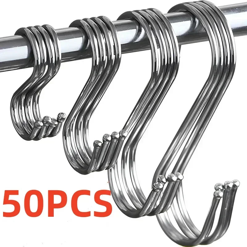 Stainless Steel S Hooks For Kitchen And Butcher Shop Use