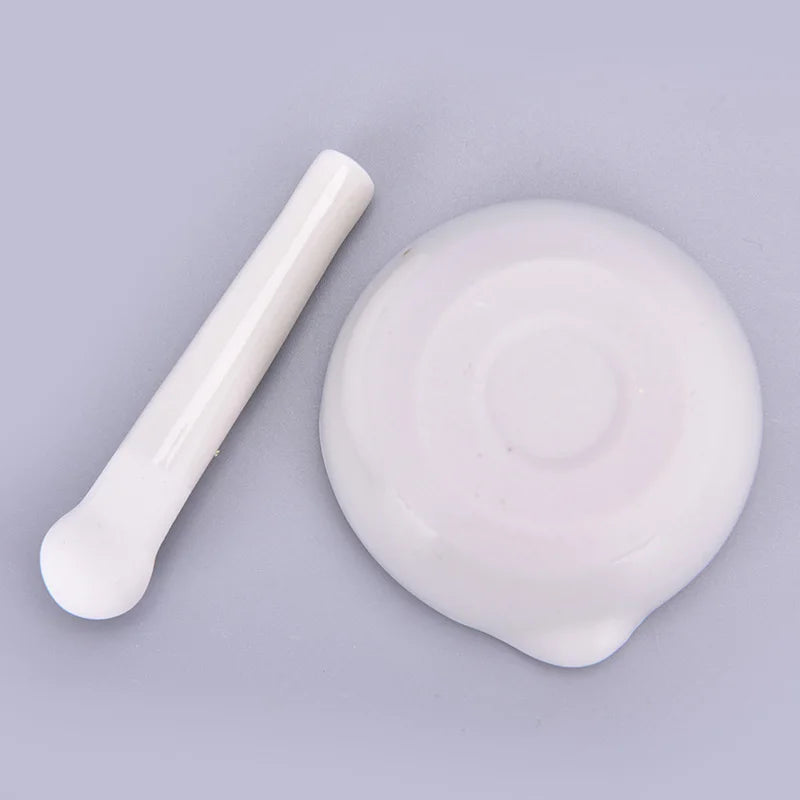 TPXCKz Ceramic Mortar And Pestle Spice Grinder Set by S And B Enterprise