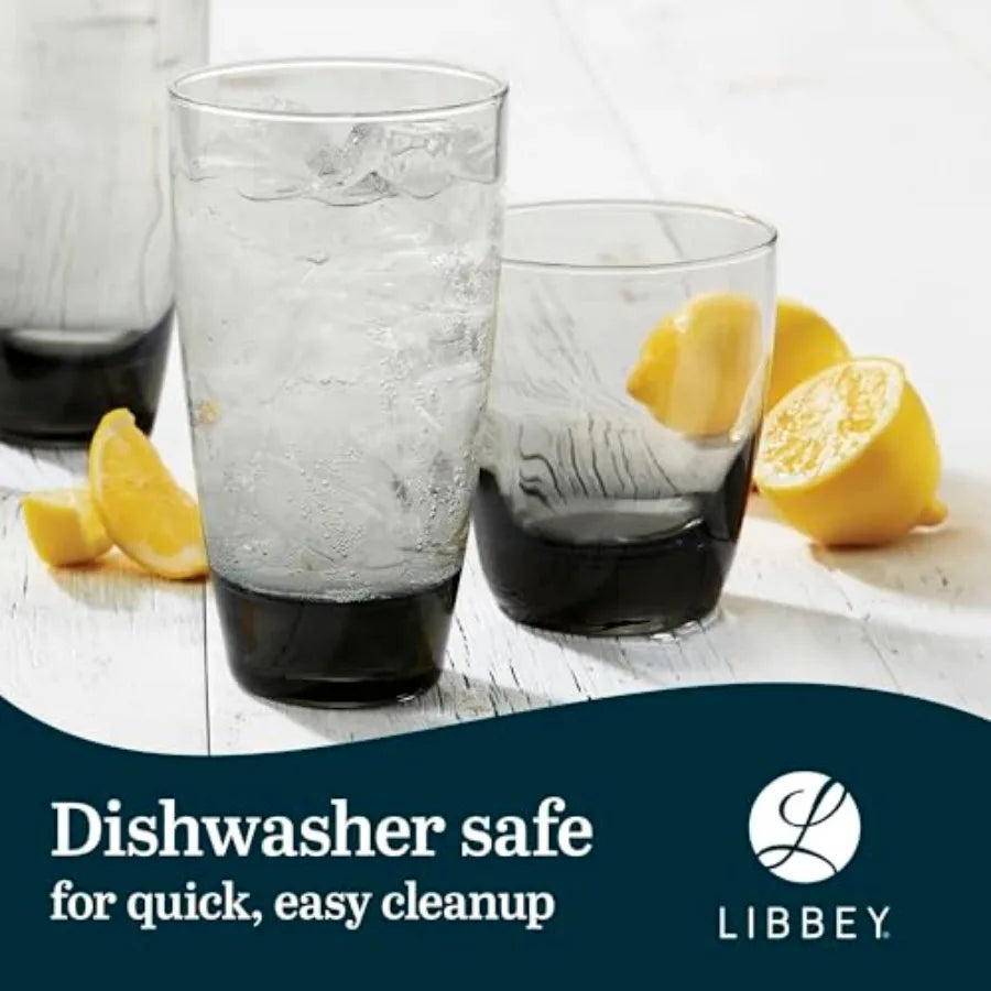 Classic Rocks Glasses and Tumblers Set Dishwasher Safe Drinkware by S And B Enterprise