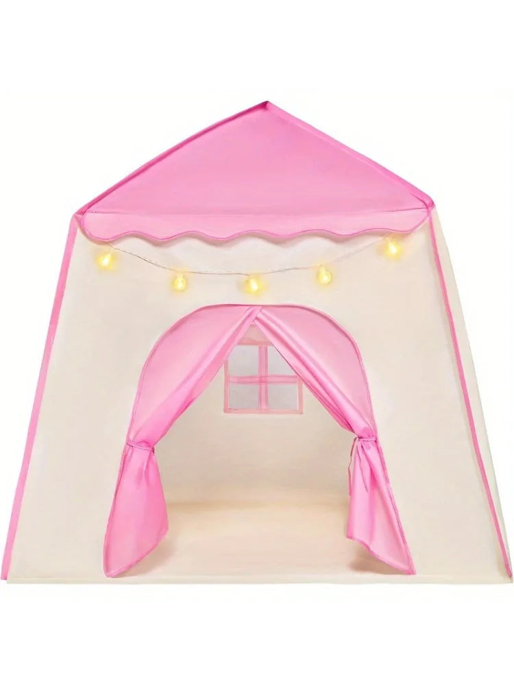 Joyfy Princess Tent With LED Star Lights For Kids Play by S And B Enterprise