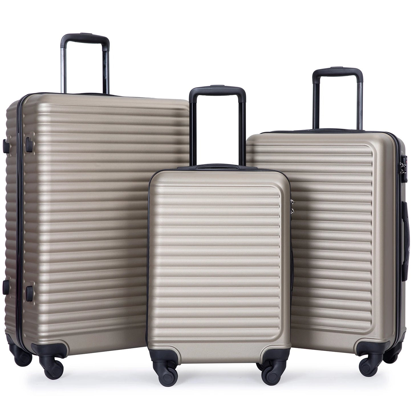 Travelhouse 3-Piece Hardside Luggage Set With TSA Lock