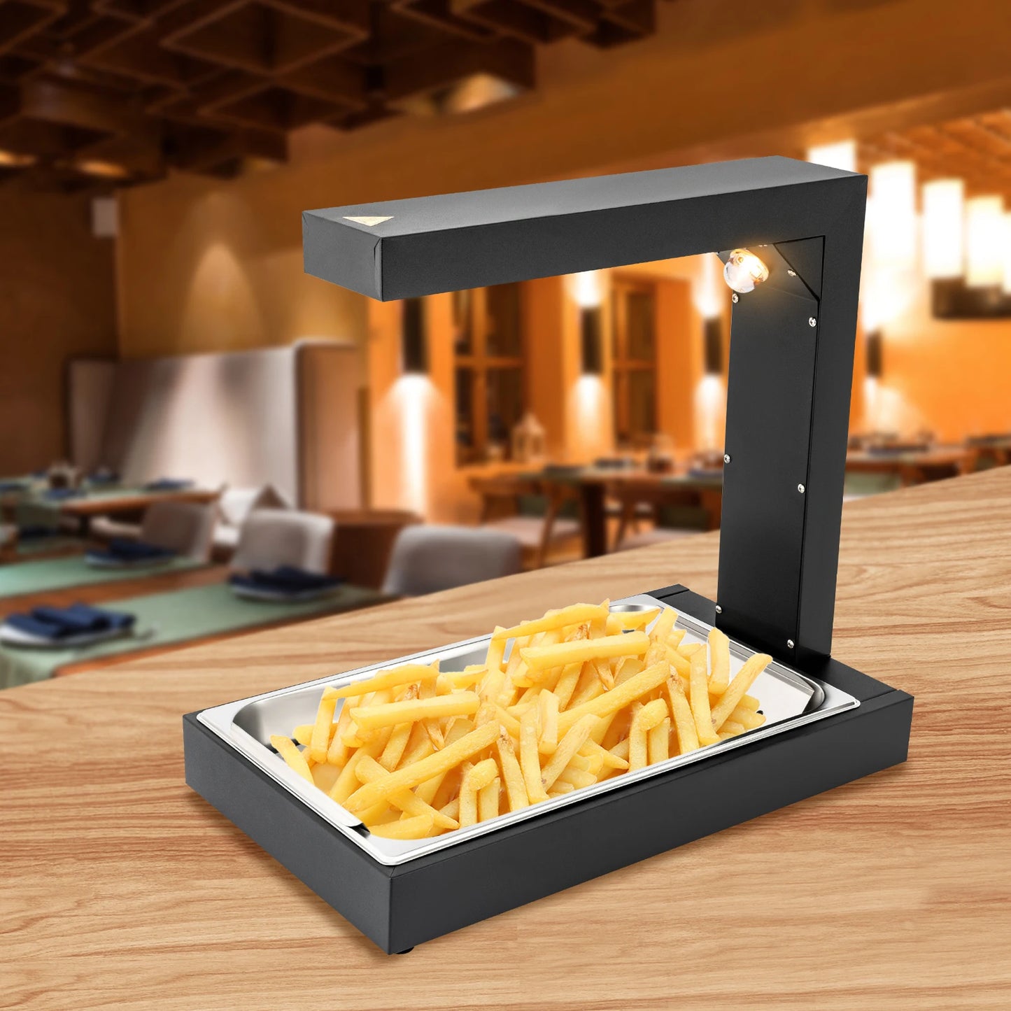 Commercial Heat Lamp Food Warmer Free Standing Countertop