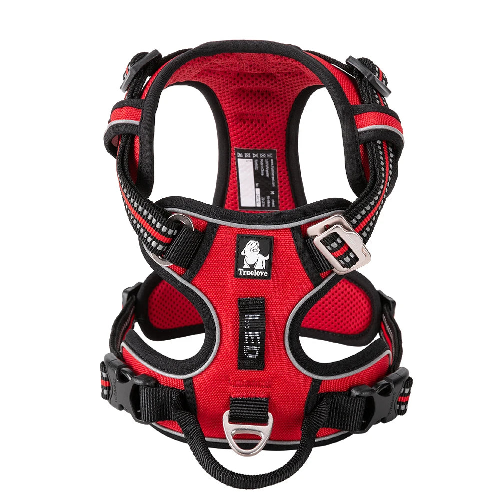 TRUELOVE No Pull Dog Harness Reflective Breathable Adjustable Training Vest by S And B Enterprise