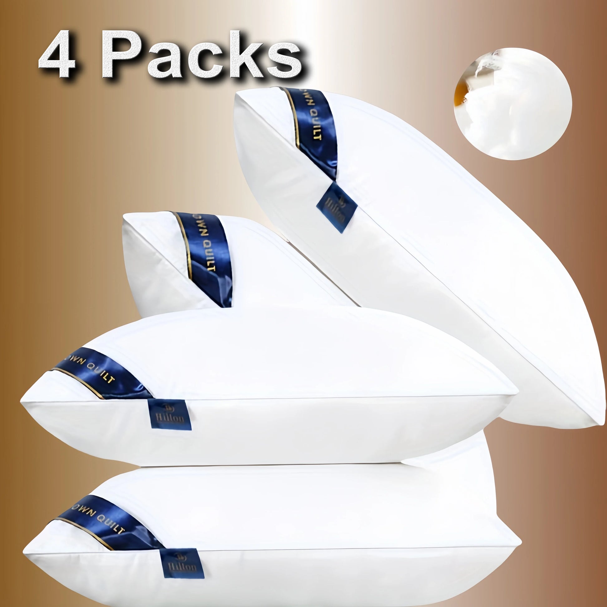 Wholesale Healthy Sleep Bed Sleeping Luxury Hotel Hilton Comfortable Leisure Pillow by S And B Enterprise