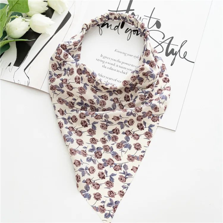 Bohemia Bandana Hair Scarf For Women Paisley Vintage Headwear