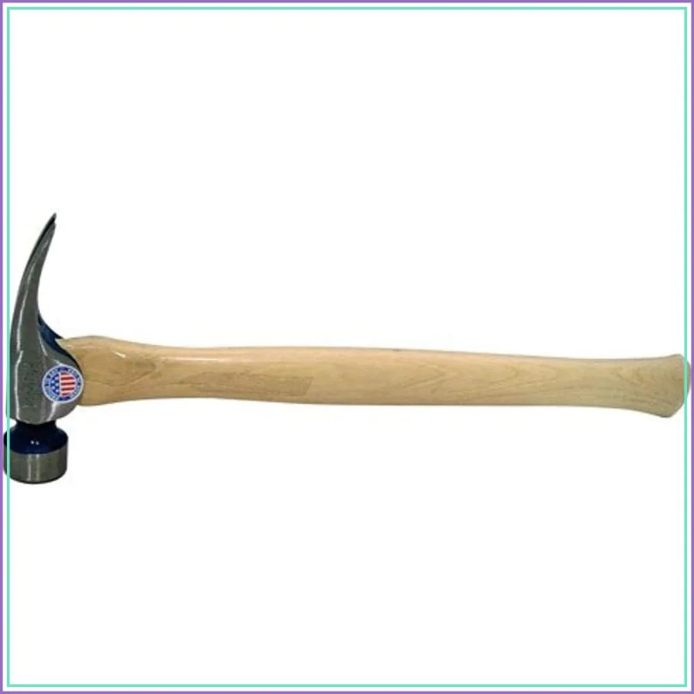 California Framing Hammer With Milled Face And Wood Handle by S And B Enterprise