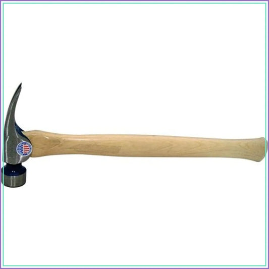 California Framing Hammer With Milled Face And Wood Handle by S And B Enterprise