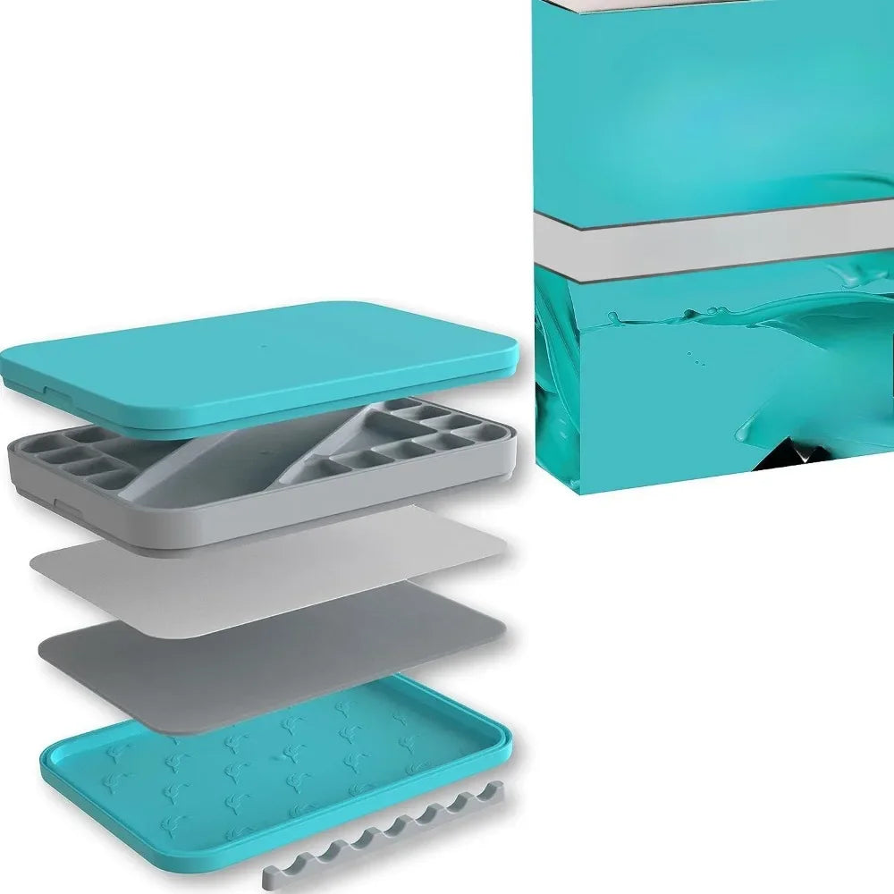 Wet Palette Miniature Painting Kit With Papers And Sponges
