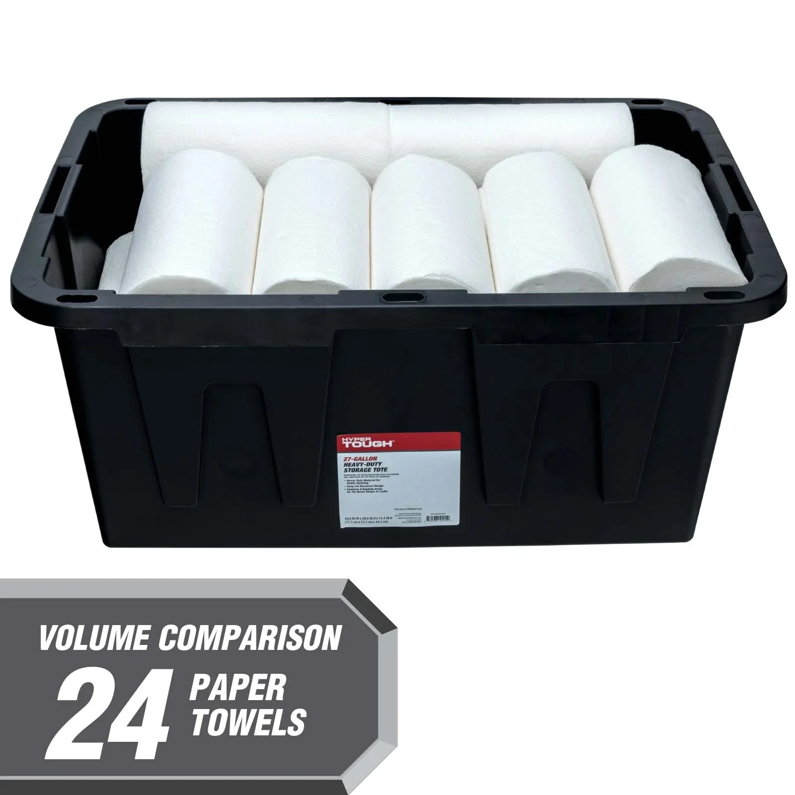 Heavy Duty Plastic Storage Bin With Snap Lid For Home Organization by S And B Enterprise
