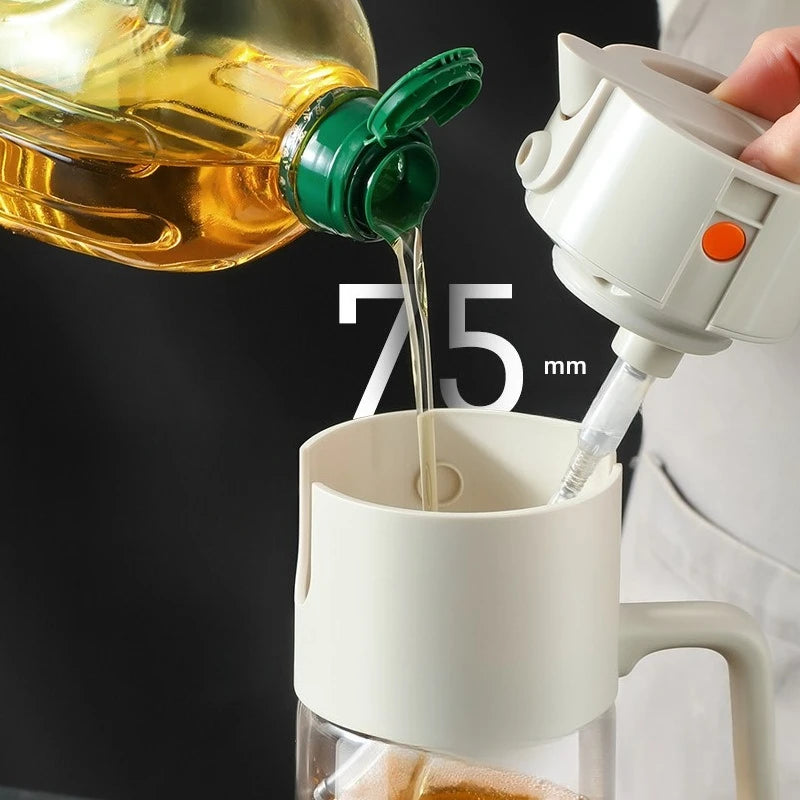 Dual-purpose Automatic Opening and Closing Oil Bottle Kitchen Accessories Leak-proof Kitchens Spray Supplies Tools Gadgets Bar