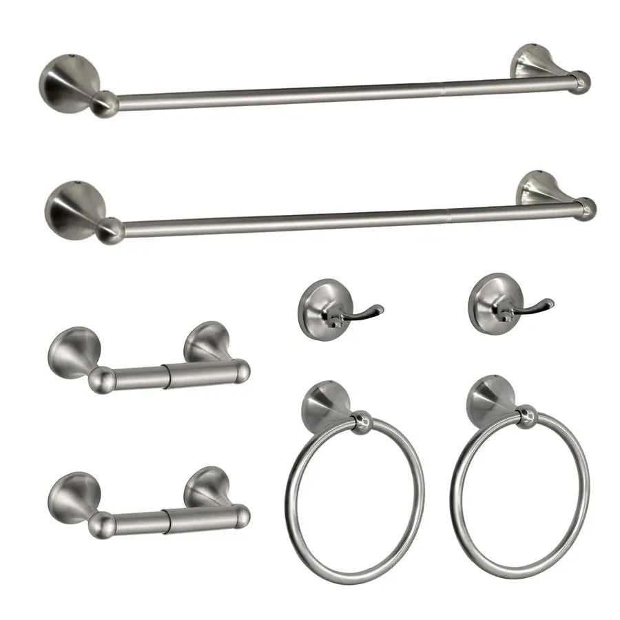 XMSJ Bathroom Hardware Set Wall Mount Towel Bar Towel Ring