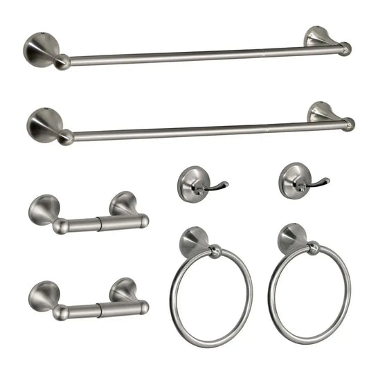 XMSJ Bathroom Hardware Set Wall Mount Towel Bar Towel Ring