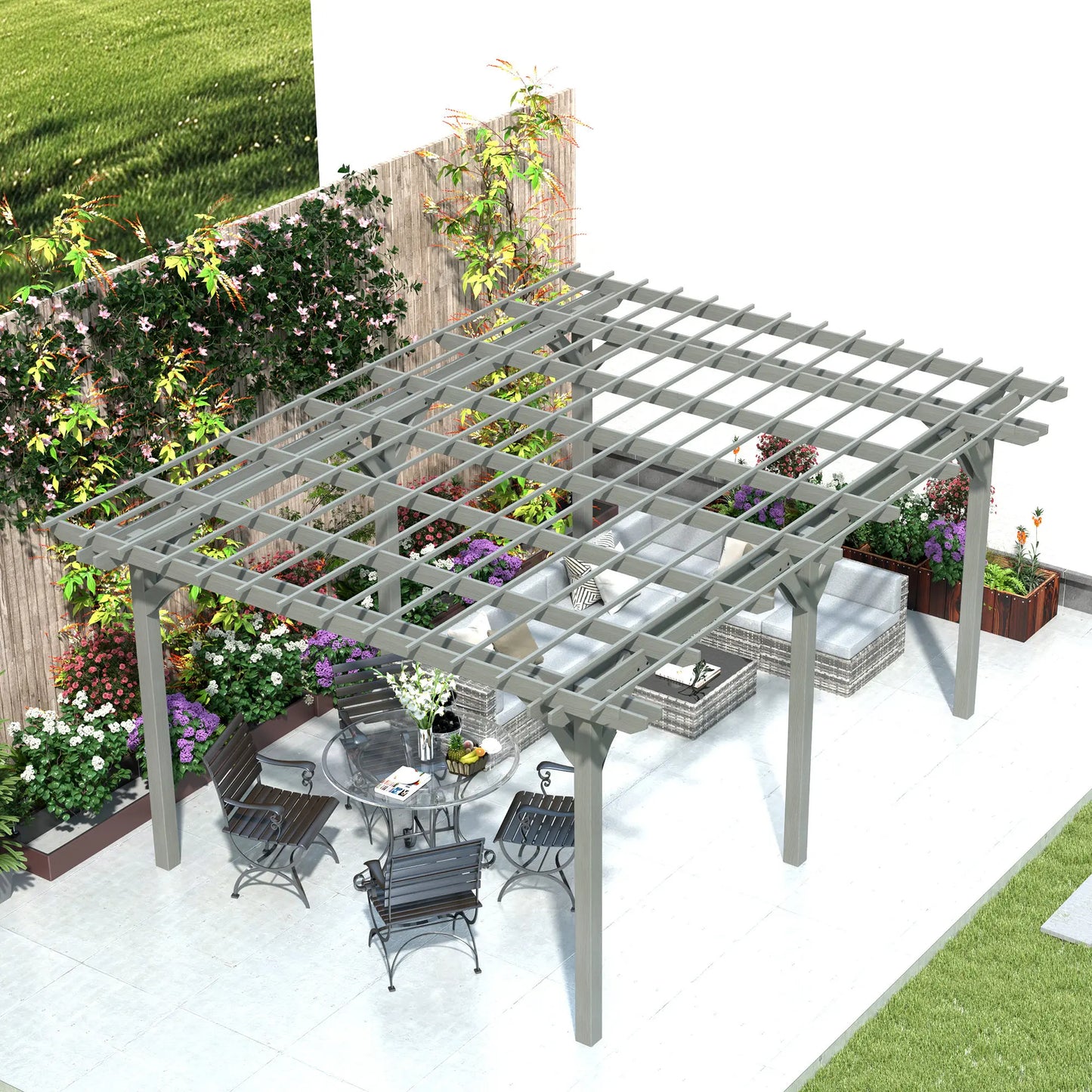Wooden Pergola Outdoor Gazebo With Stable Structure by S And B Enterprise